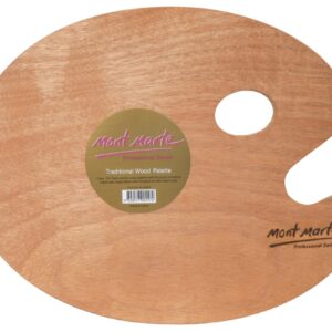 mont-marte-oval-wood-palette
