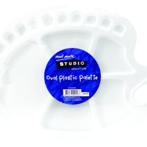 mont-marte-oval-plastic-palette